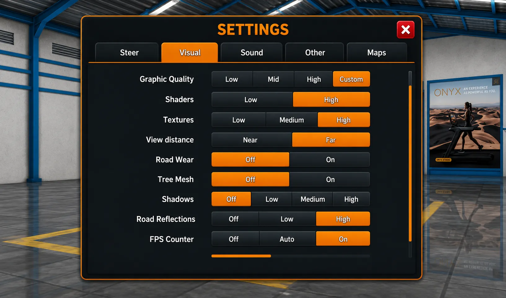 Bus Simulator Indonesia visual settings