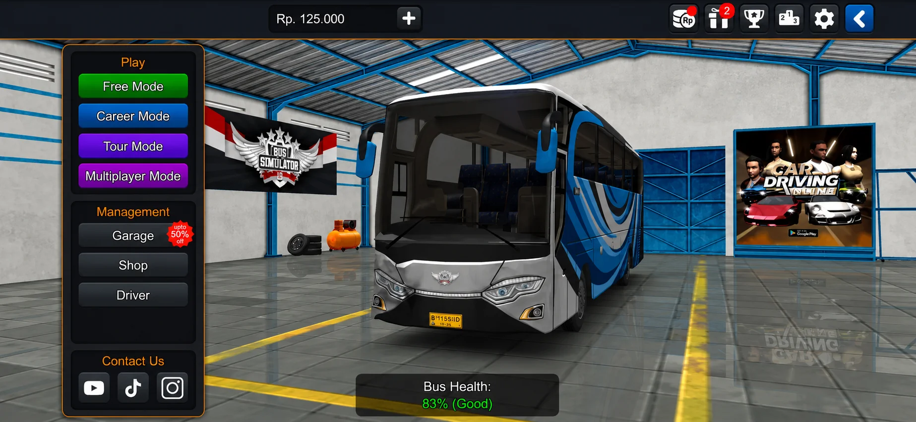 Bus Simulator Indonesia game modes