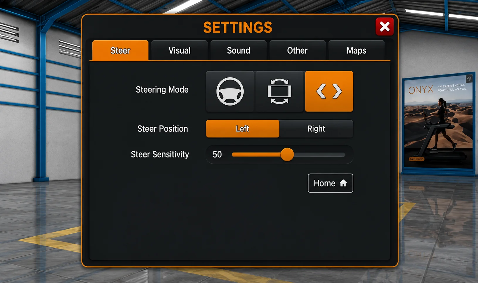 Bus Simulator Indonesia steering settings